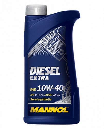 Масло моторное Mannol Diesel Extra SAE 10W40 1L (№1105)