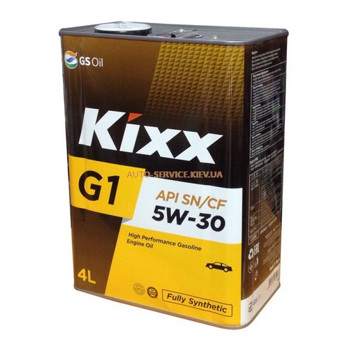 Масло моторное KIXX G1 SAE 5W30 SP/SN/CF 4L (№L215344TE1)