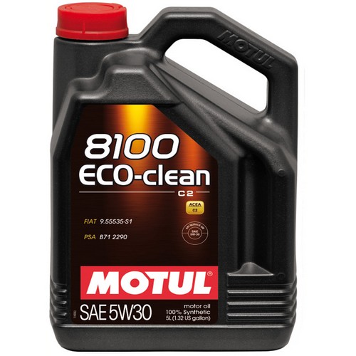 Масло моторное MOTUL 8100 ECO-CLEAN SAE 0W30 SM/CF 5L (№102889)