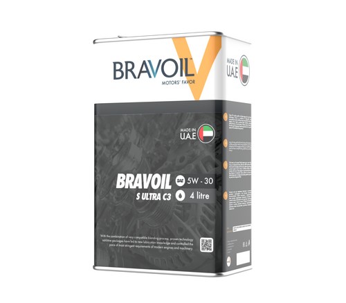 Масло моторное Bravoil S Ultra C3 SAE 5W30 SN/CF/CF-4 4L