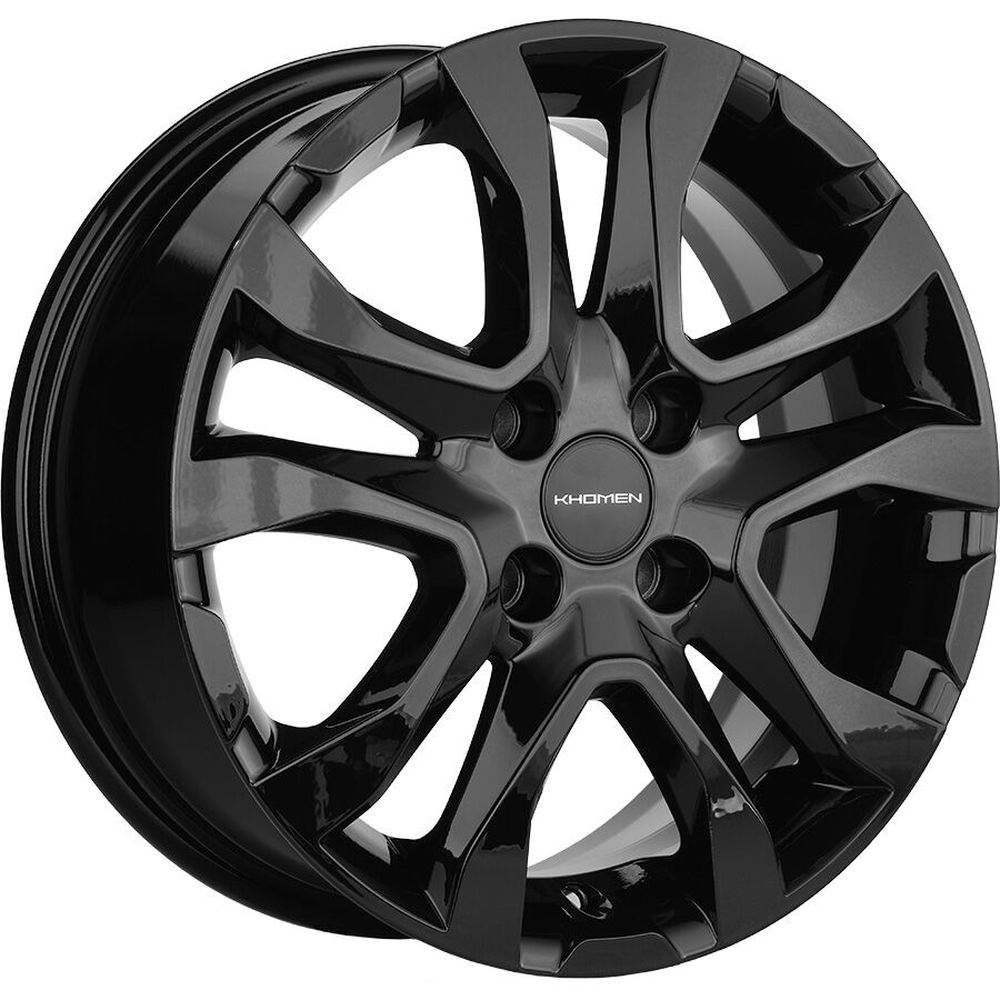 KHOMEN KHW1503 (Logan/Sandero) R15x6 4x100 ET40 CB60.1 Black
