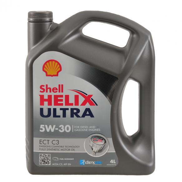 Масло моторное Shell Helix Ultra ECT SAE 5W30 A3/B4 SP 4L (№550058147)