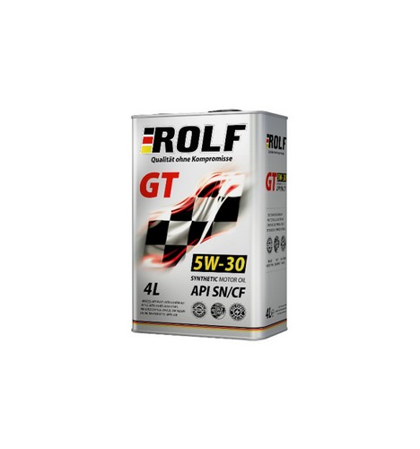 Масло моторное ROLF GT SAE 5W30 SN/CF 4L (№322443)