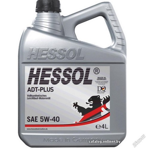 Масло моторное HESSOL ADT-PLUS SAE 5W40 4L