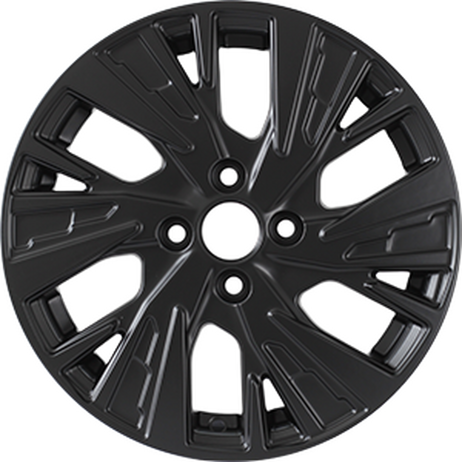 KDW KD1580 R15x6 4x100 ET50 CB60.1 Matt_Black_Painted