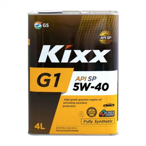 Масло моторное KIXX G1 SAE 5W40 SP/SN/CF 4L (№L215444TE1)