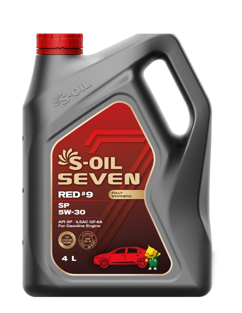 Масло моторное S-OIL 7 RED#9 SAE 5W30 SP 4L (№E108296)