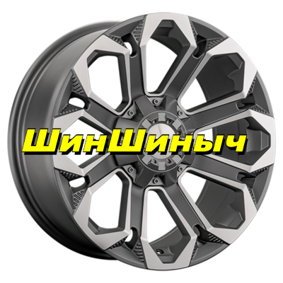 9x18/6x139,7 ET20 D106,1 1366 MGMF (конус, Колпак+лого)