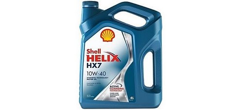 Масло моторное Shell Helix HX7 SAE 10W40 4L (№550051575)