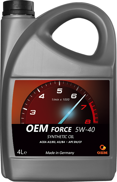 Масло моторное OEM Force SAE 5W40 SN/CF 4L