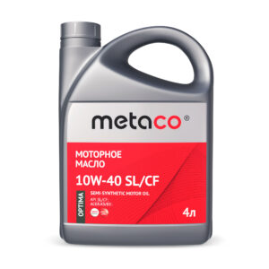 Масло моторное Metaco Optima SAE 10W40 SL/CF 4L (№888-1204-0004)