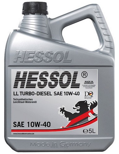 Масло моторное HESSOL LL Turbo-Diesel SAE 10W40 5L