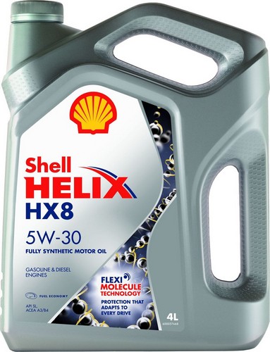Масло моторное Shell Helix HX8 SAE 5W30 4L