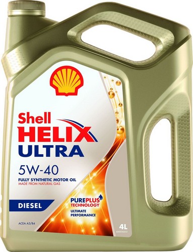 Масло моторное Shell Helix Ultra Diesel SAE 5W40 4L