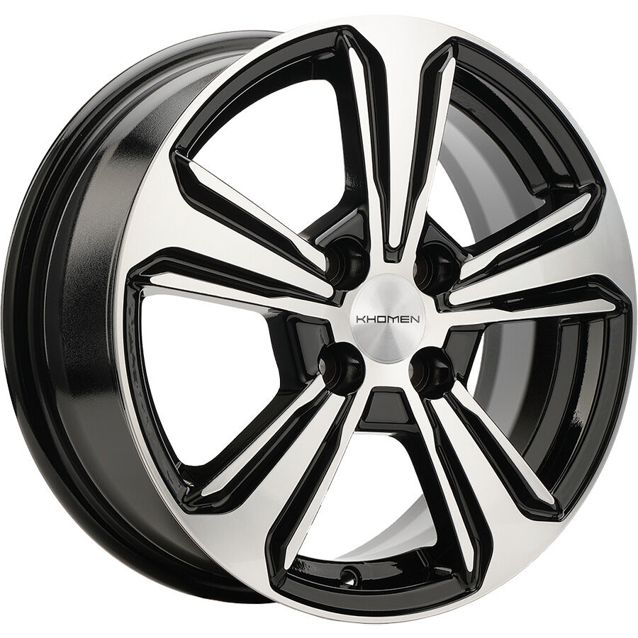 KHOMEN KHW1502 (ZV15_Solano) R15x6 4x100 ET45 CB54.1 Black_FP