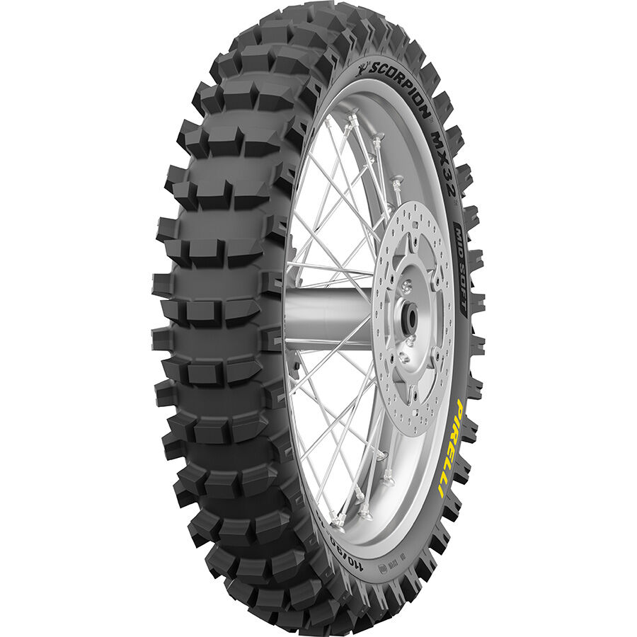 Pirelli Scorpion MX32 Mid Soft 110/90 -19 62M TT Rear NHS NEW