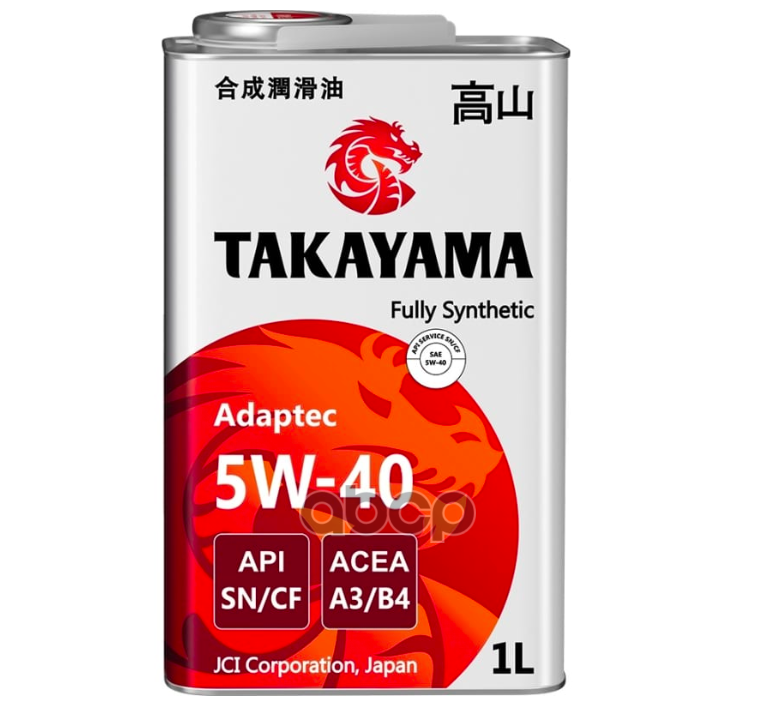 Масло моторное TAKAYAMA SAE 5W40 SN/CF 1L (№605586)