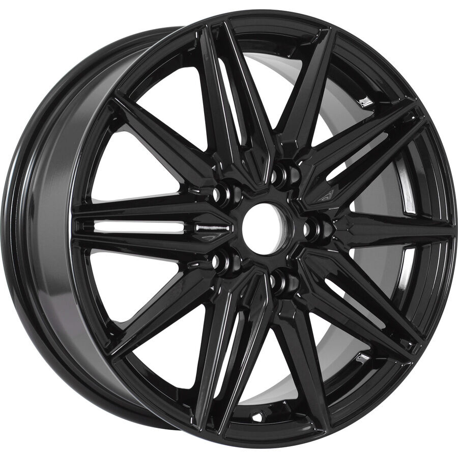 KDW KD1670 R16x6.5 4x100 ET49 CB54.1 Black_Painted