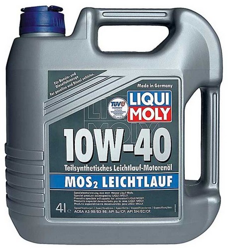 Liqui Moly 1917 масло моторное Super HD Motor Oil MOS2 SAE 10W40 4L