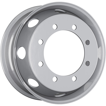 Accuride 36374OE Accuride 22.5x8.25 10x335 ET150 CB281 Silver 12.5 мм 3550 кг внешний вентиль