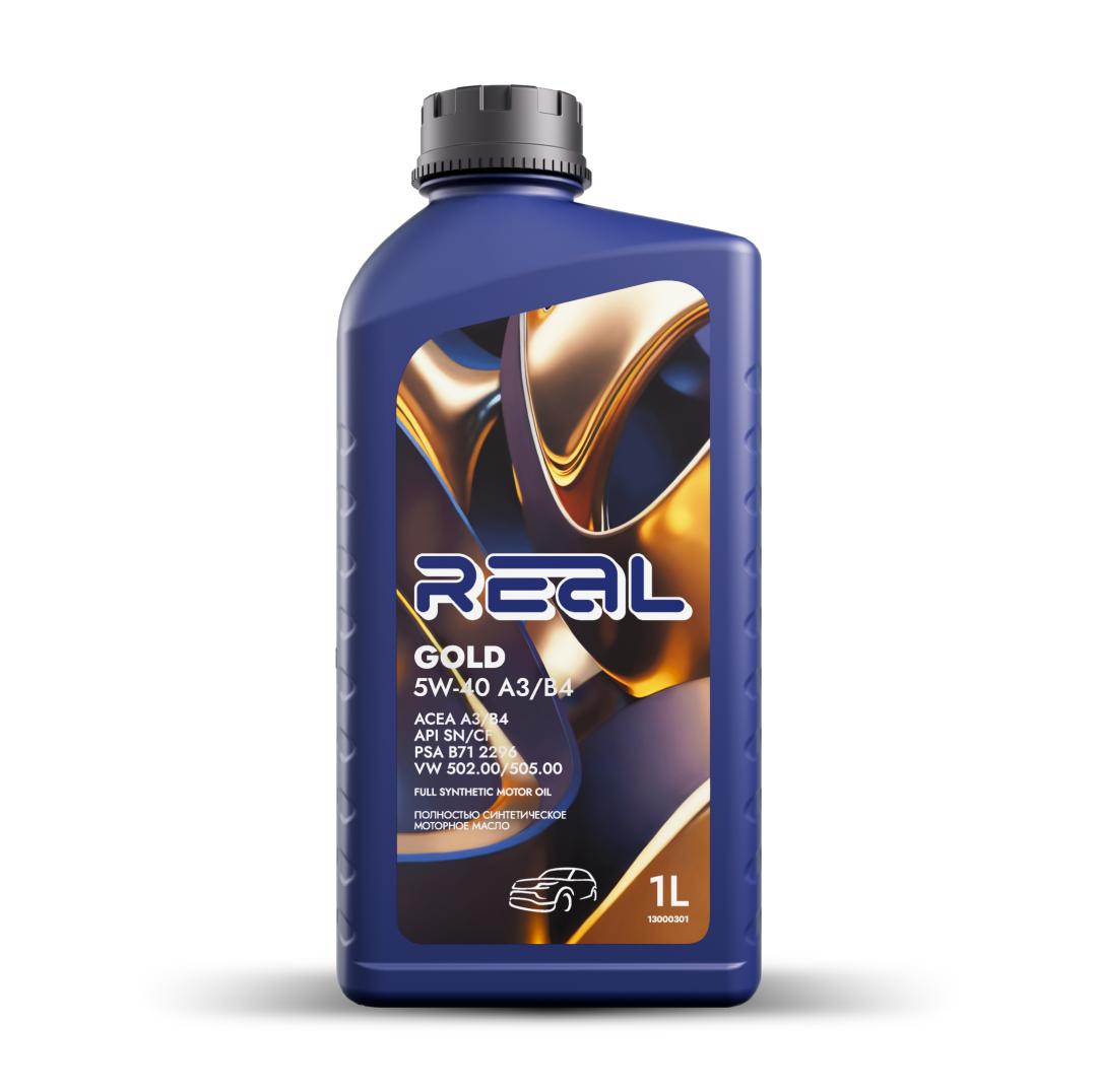 Моторное масло REAL GOLD SAE 5W40 A3/B4 1L (№G1020001)