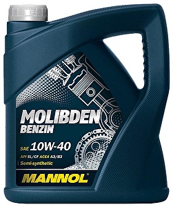 Масло моторное Mannol Molibden SAE 10W40 SN/CH-4 4L (№75054)