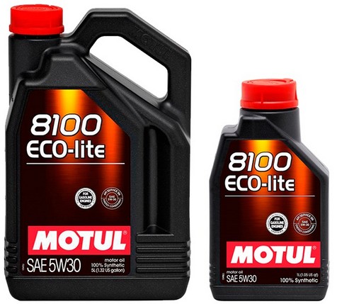 Масло моторное MOTUL 8100 Eco-Lite SAE 5W30 SN/CF 5L (№108214)