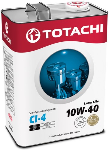 Масло моторное TOTACHI Long Life Semi-Synthetic Motor Oil SM/CF 10W40 бочка 200L п/с
