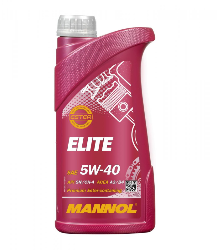 Масло моторное Mannol Elite SAE 5W40 SN/CH-4 1L (№1005)
