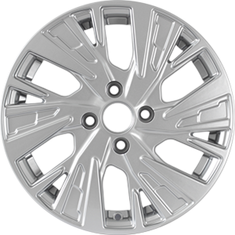 KDW KD1580 R15x6 4x100 ET50 CB60.1 Silver_Painted