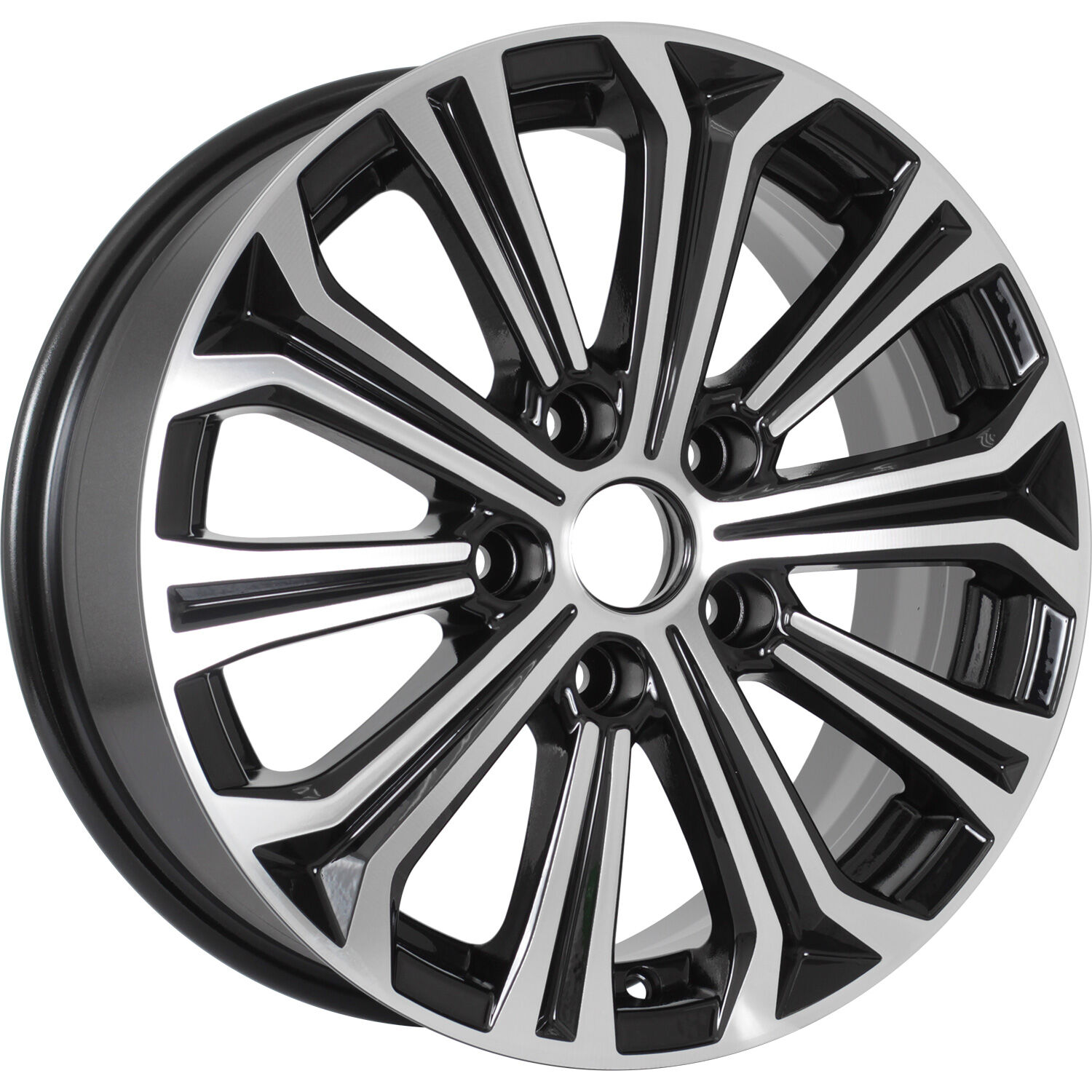 KHOMEN KHW1610 (ZV16_Civic) R16x6.5 5x114.3 ET45 CB64.1 Black_FP