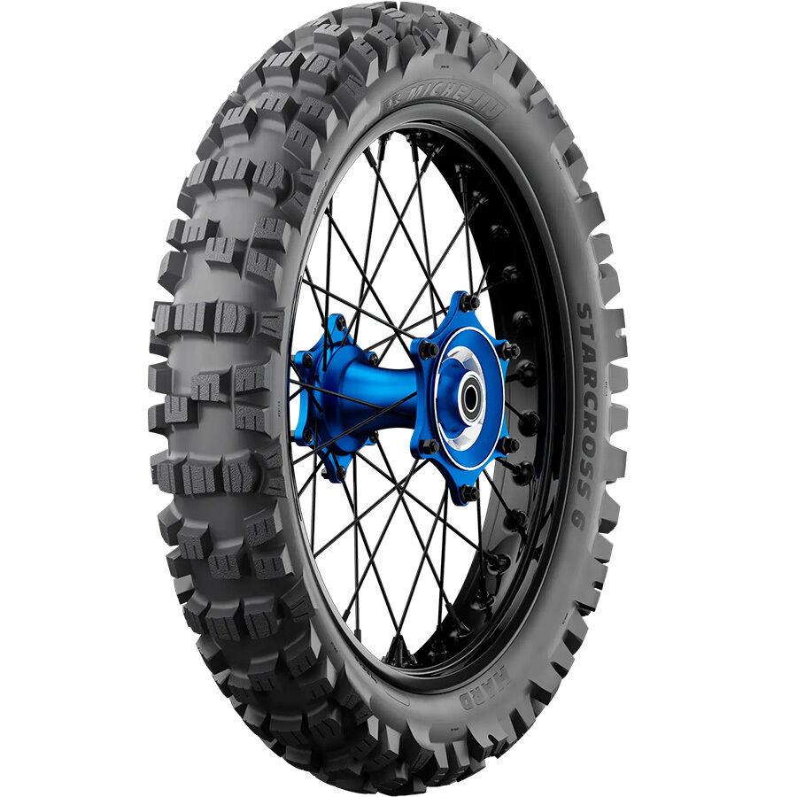 Michelin STARCROSS 6 HARD 110/90 -19 62M TT Rear NHS