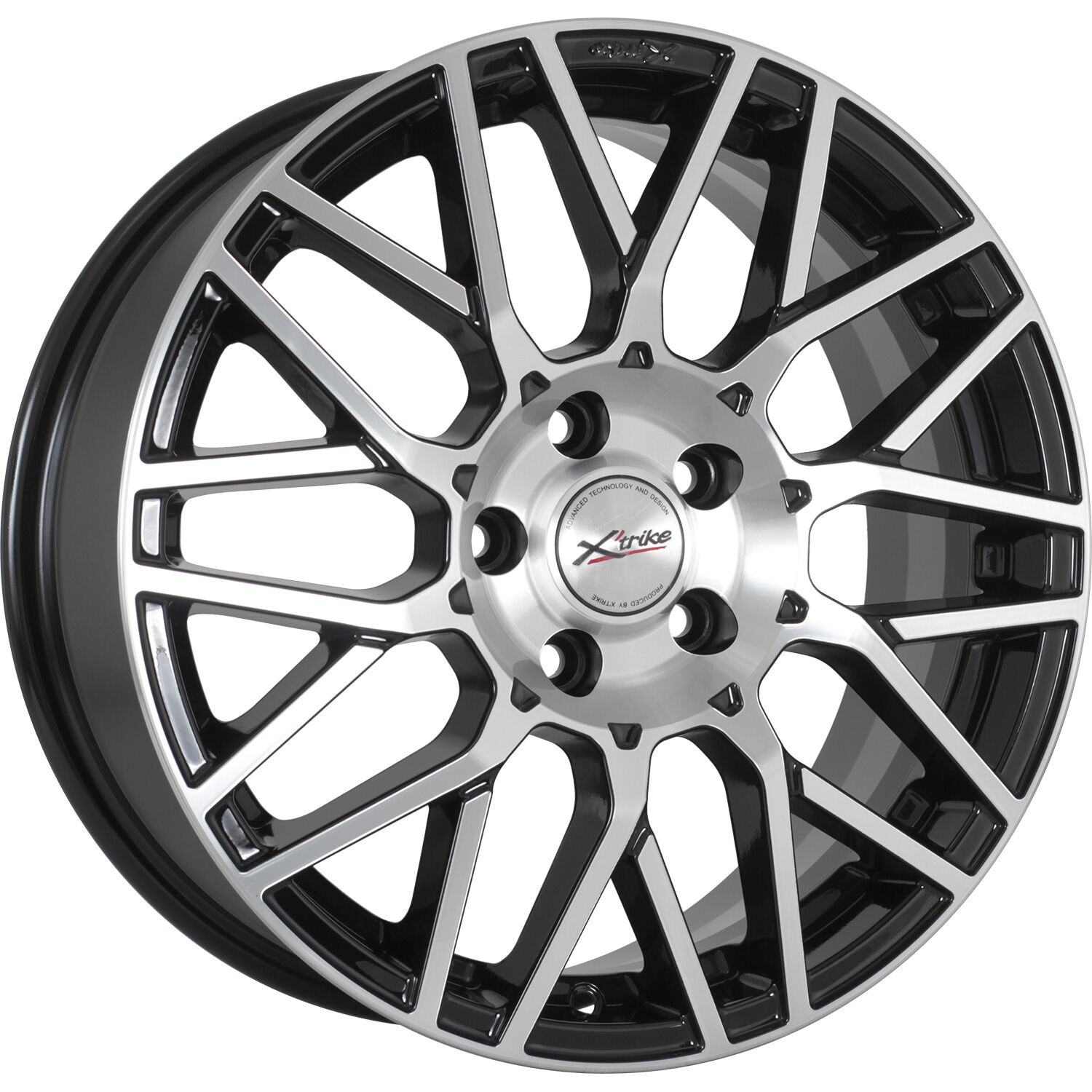 X-trike X131 R17x7 5x114.3 ET45 CB66.1 BK_FP