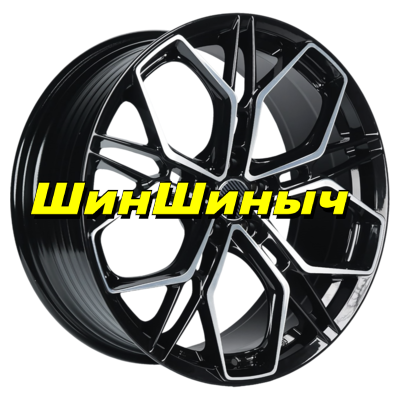 8,5x20/5x108 ET46 D63,4 FA8534 Gloss Black Machined Face (ZJH)