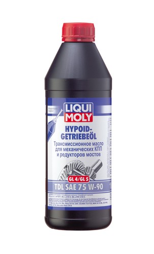 Liqui Moly 3945/1407 масло трансмиссионное Hypoid-Getrieb TDL SAE 75W90 GL-4/5 1L