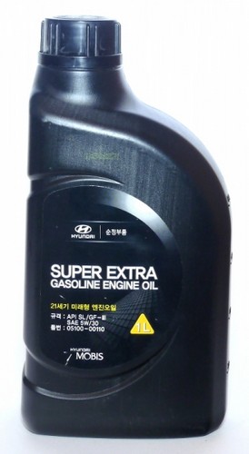 Масло моторное Hyundai Syper Extra Gasoline SAE 5W30 SL/GF-3 1L (№0510000110)