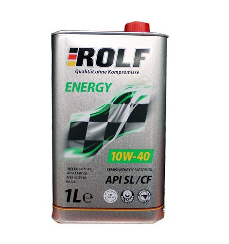 Масло моторное ROLF Energy SAE 10W40 SL/CF 1L (№322232)