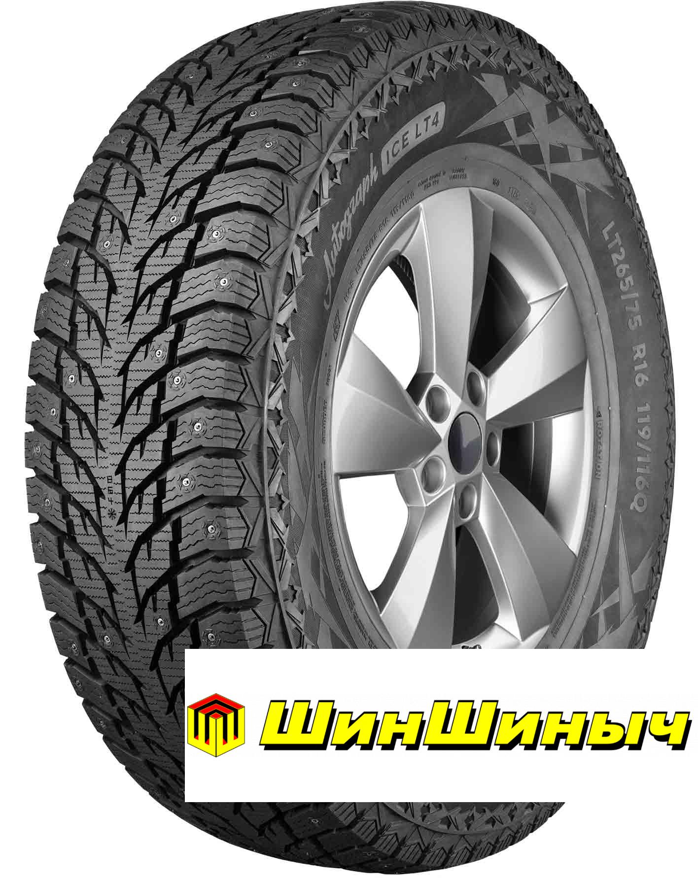 Ikon 225/75 r16 Autograph Ice LT4 115/112Q Шипы