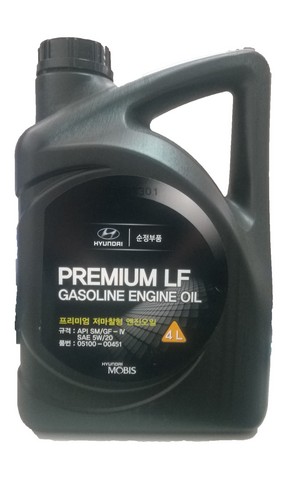 Масло моторное Hyundai Premium LF Gasoline SAE 5W20 4L (№0510000451)