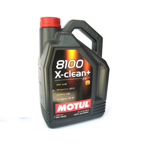 Масло моторное MOTUL 8100 X-clean+ SAE 5W30 SM/CF 5L (№111684)