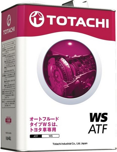 Жидкость для АКПП (гидромасло) TOTACHI ATF WS 4L (№20804)