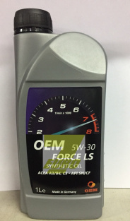 Масло моторное OEM Force LS SAE 5W30 C3 SN/CF 1L