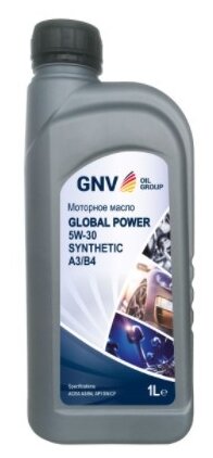 Масло моторное GNV TOP POWER SAE 5W30 SN/CF 4L