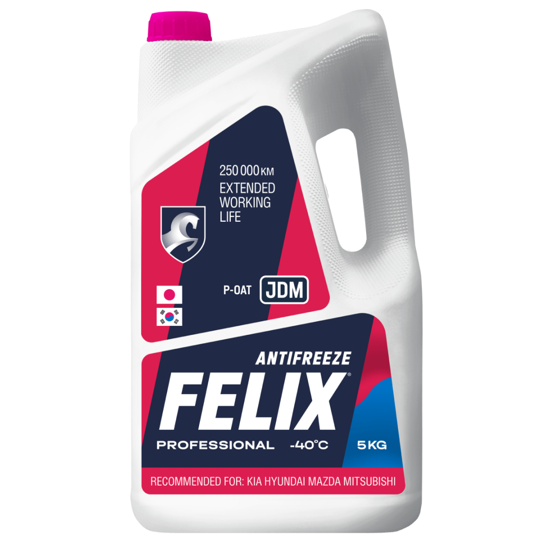 Антифриз FELIX JDM G12++ розовый 5L (№430206402)