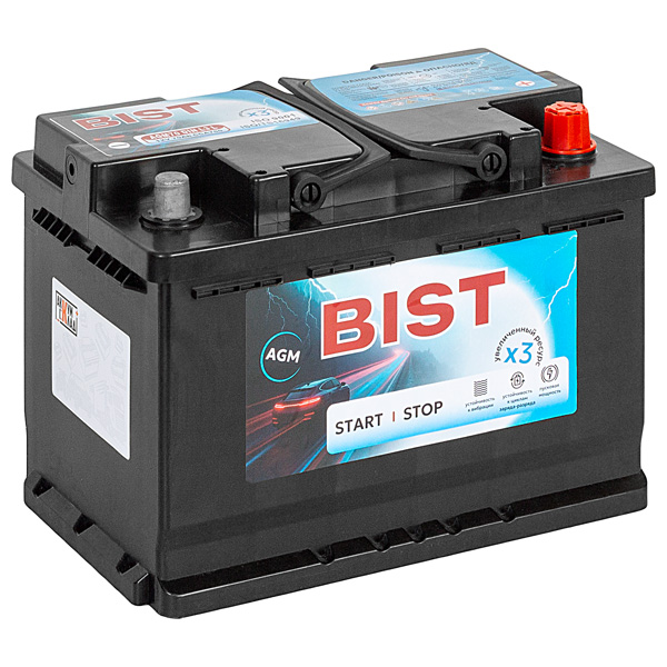 АКБ 6СТ-70о/п BIST AGM  750А