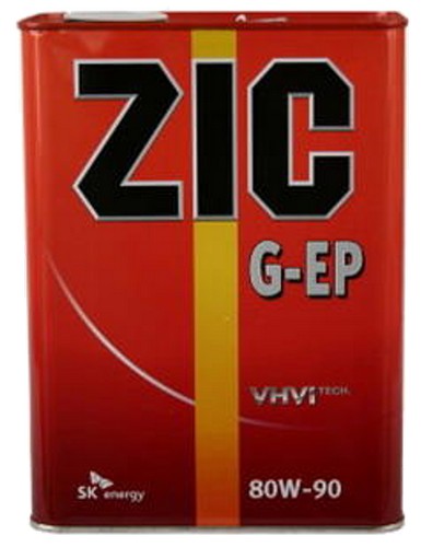 Масло трансмиссионное ZIC Gear EP 80W90 GL-4 4L (№162625)