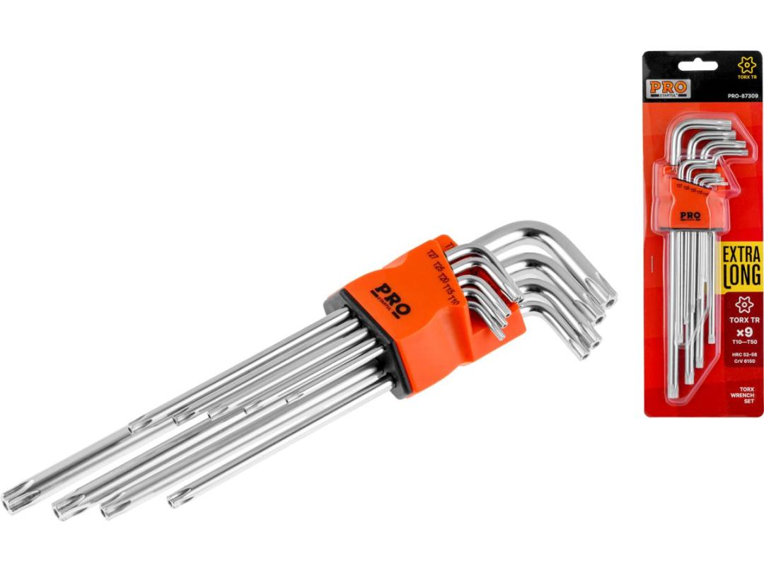 Набор ключей PRO STARTUL Torx T10-T50 9шт экстрадлинных (№PRO-87309)
