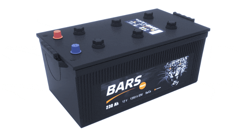 АКБ 6СТ-230о/п BARS (1350А) (225)