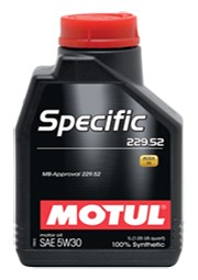 Масло моторное MOTUL SPECIFIC MB 229.52 SAE 5W30 5L (№104845)