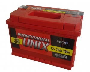 АКБ 6СТ-75п/п  UNIX Professional (750A)